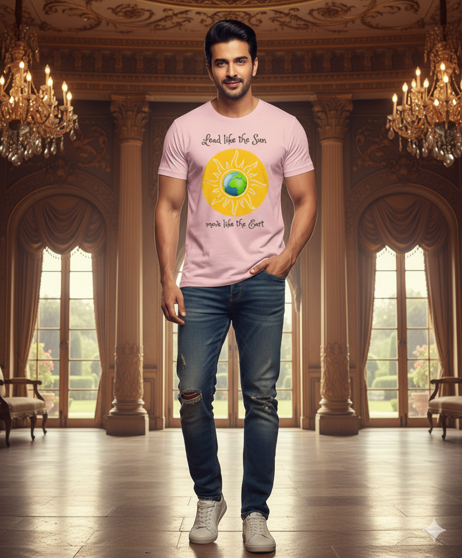 Earth & Sun Unisex Crew T-Shirt With multiple color option