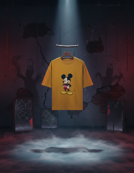 Mickey mouse both side printed Unisex Oversized Classic T-Shirt With multiple color option
